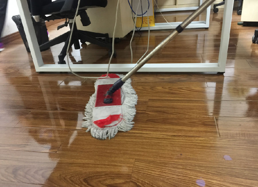 平桥区木地板保洁案例